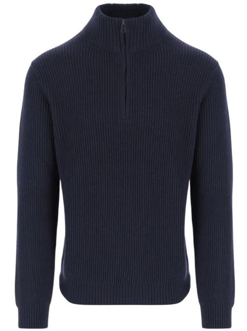 wool cash ribbed half-zip WOOLRICH | CFWOKN2024MRUF5032.3989